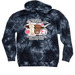 Valentine?s for Moo!, a Black Tie Dyed Pullover Hoodie