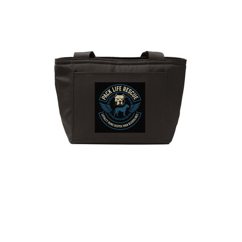 Pack Life Rescue&nbsp; - Official Merch, a Deep Black Insulated Lunch Tote