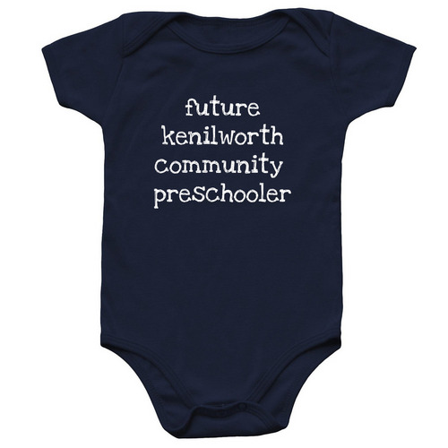 kcp, a Navy Infant Onesie