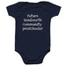 kcp, a Navy Infant Onesie