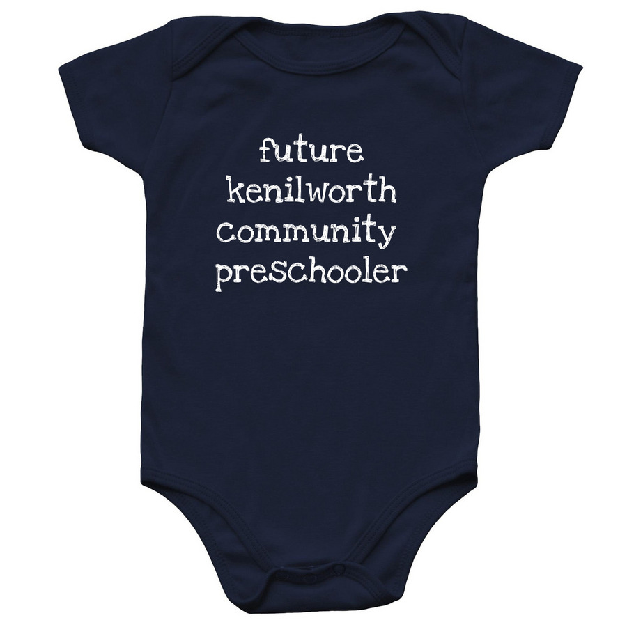 kcp, a Navy Infant Onesie