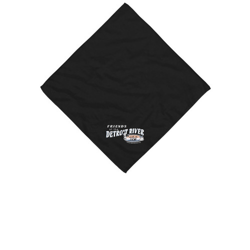 FDR Bandanas, a Black Cotton Bandana