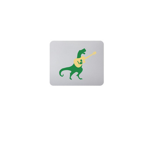 Jurassic Jams Mouse Pad, a White Full Color Mouse Pad