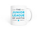 JLA Logo Mug, a White Coffee Mug