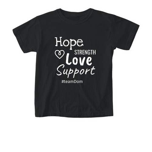 Hope&nbsp;, a Black Comfort Colors Youth Tee