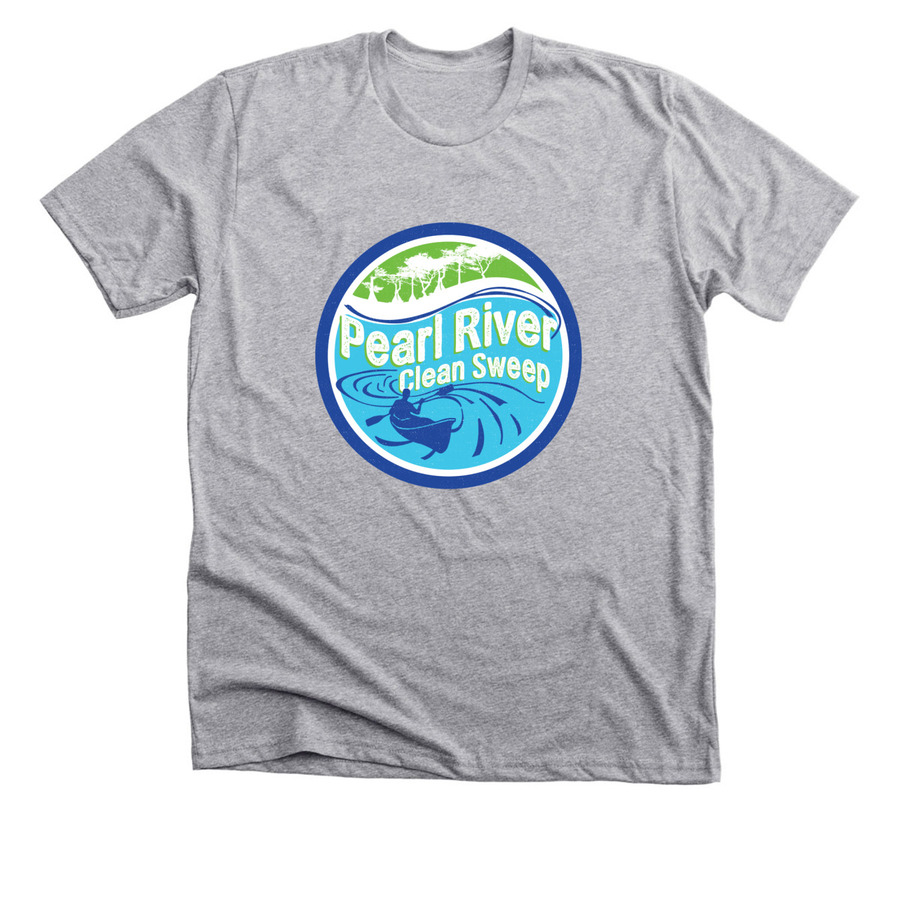 Pearl River Clean Sweep, a Athletic Heather Premium Unisex Tee