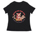 Hiking For Hogs 2026, a Black Women's Relaxed V-Neck Tee