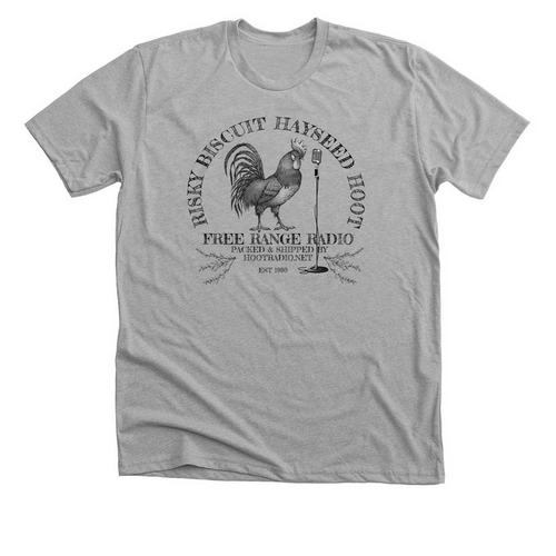 Hoot Crate Logo, a Athletic Heather Premium Unisex Tee