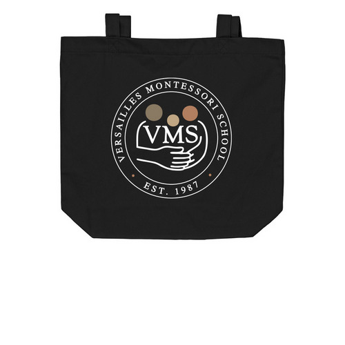 VMS Tote Bag, a Black Organic Cotton Tote Bag