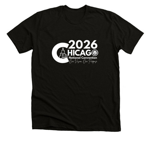 2026 Chicago Black, a Solid Black Blend Premium Unisex Tee