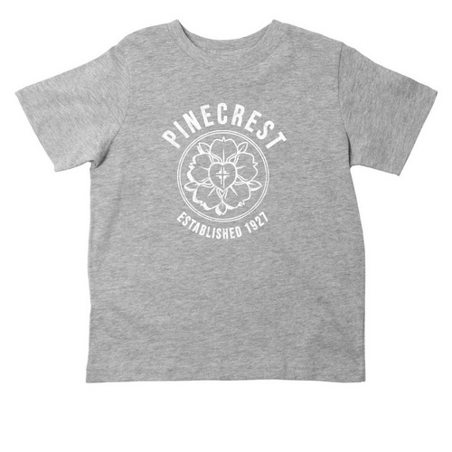 Toddler Pinecrest Luther Rose, a Heather Toddler Tee