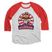 HOTH 2nd place winner!, a Red and Heather White 3/4 Sleeve Baseball Tee