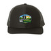 HRH Trucker Hats, a Black Printed Snapback Trucker Cap