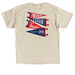 Noah Kahan&nbsp;Pasadena&nbsp;Merch, a Sand Classic Unisex Tee (back-view)