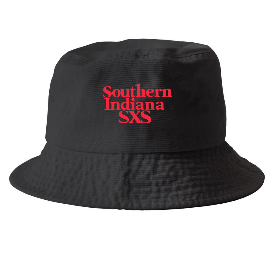 HOOSIERS WITH HEARTS FUNDS, a Black Printed Bucket Hat