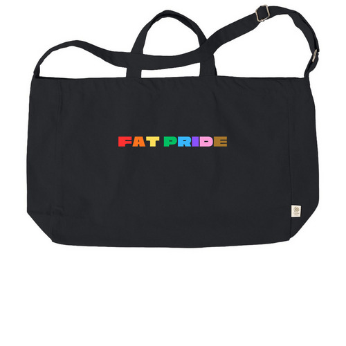 Fat Pride Tote, a Black Reclaimist G2G Tote Bag