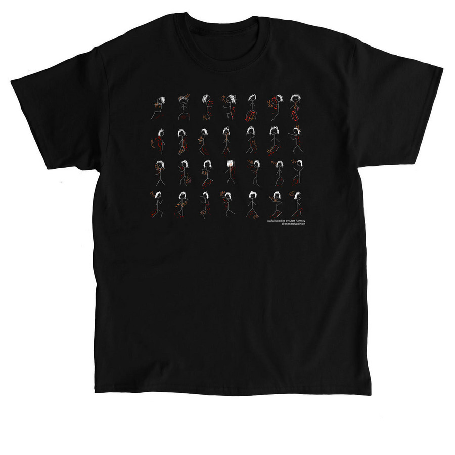 How I Slept Doodles, a Black Classic Unisex Tee