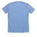 Rescue Never Stops, a Heather Carolina Blue Premium Unisex Tee (back-view)