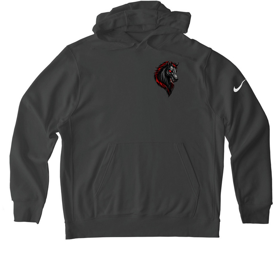 DARK HORSE REAPERS ACTIVE WEAR, a Anthracite Nike Club Fleece Pullover Hoodie