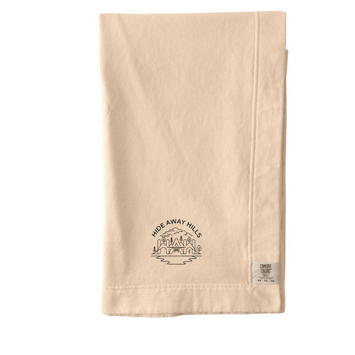 Lake and sky, a Ivory Comfort Colors Blanket