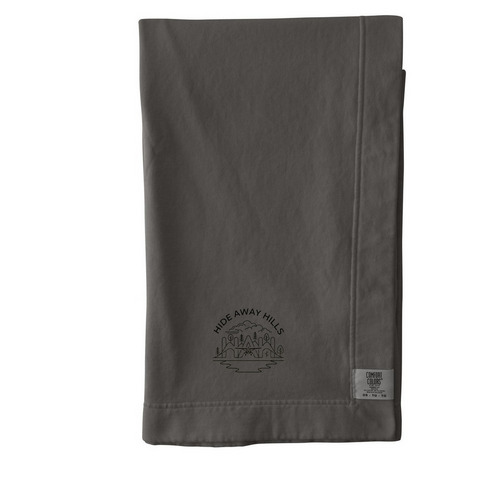 Lake and sky, a Pepper Comfort Colors Blanket