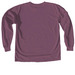 Rescue. Relax. Repeat., a Berry Comfort Colors Long Sleeve Tee (back-view)