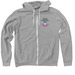 The Ick Zip, a Athletic Heather Zip Up Hoodie
