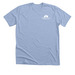 Tee: Pour with Intention, a Heather Baby Blue Premium Unisex Tee