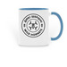 Wild Hornets Strong Roast, a Light Blue Two-Tone Ceramic Mug