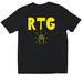 RTG Premium Custom Tee, a Black Softstyle Cotton Tee (back-view)