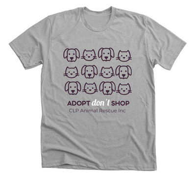 Clp animal rescue&nbsp;, a Athletic Heather Premium Unisex Tee