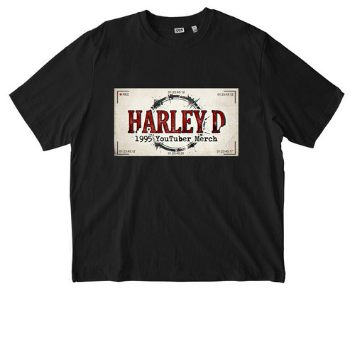 YouTuber merch&nbsp;, a Black Stanley/Stella Unisex Freestyler Heavyweight Tee