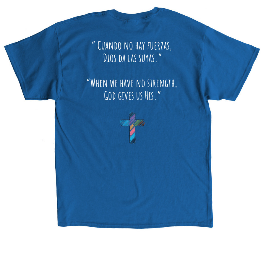 Cuba Mission 2026, a Royal Classic Unisex Tee (back-view)