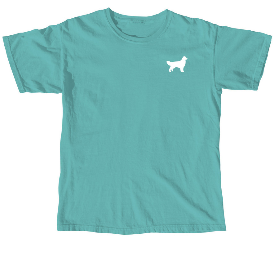 Proud Canine Assistants volunteer, a Seafoam Comfort Colors Unisex Tee