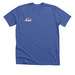 CAC Apparel with Front/Back Logo + Tagline, a Solid True Royal Premium Unisex Tee