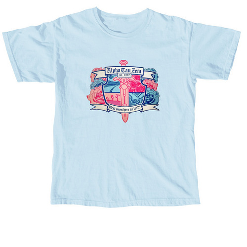 ATZ Modern Design, a Chambray Comfort Colors Unisex Tee