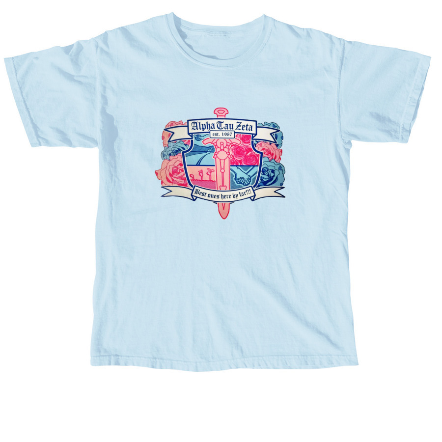 ATZ Modern Design, a Chambray Comfort Colors Unisex Tee