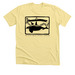 Salmon and Orca by Jen McLuen, a Heather Yellow Gold Premium Unisex Tee
