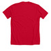 Boston Mutual Aid Attire, a Solid Red Blend Premium Unisex Tee (back-view)