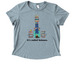 It's Called Balance, a I Like You Blue Allmade Eco Triblend Women?s Scoop Neck Tee
