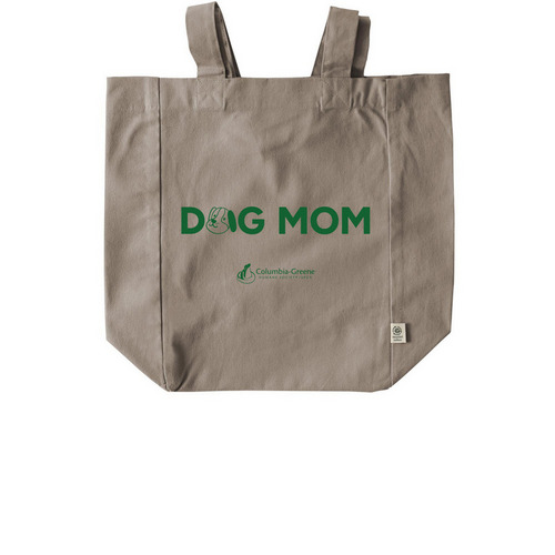 CGHS Dog Mom Tote Bag, a Pumice Recycled Cotton Tote Bag