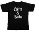 Coffee & Books T-Shirt, a Black Comfort Colors Unisex Tee