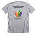 2024 PRIDE&nbsp;, a Athletic Heather Premium Unisex Tee (back-view)