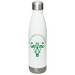 Grow Rich in purpose, a White Stainless Steel Water Bottle