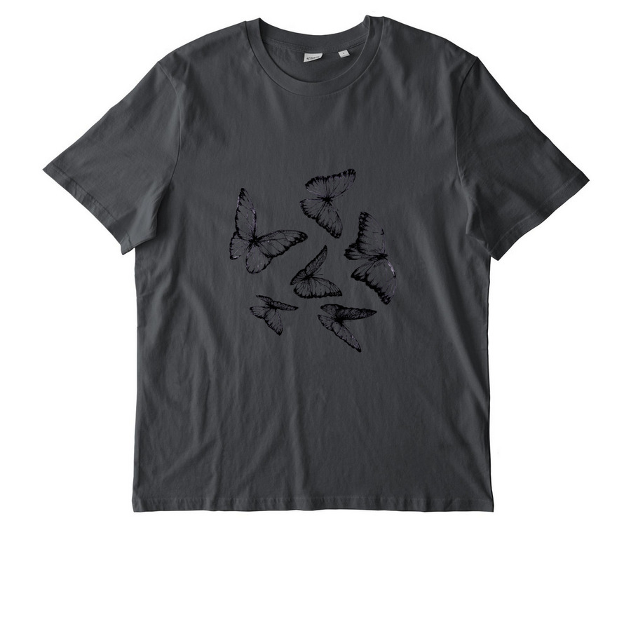 Flutter (Midnight) - Butterfly By Holden, a Anthracite Stanley/Stella Unisex Creator 2.0 Tee
