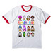 2026 Taylor Pride - Classic Ringer Tee, a White/ Red Cotton Ringer Tee