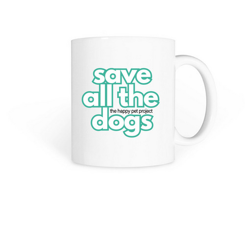 Save All The Dogs Mug, a White Coffee Mug