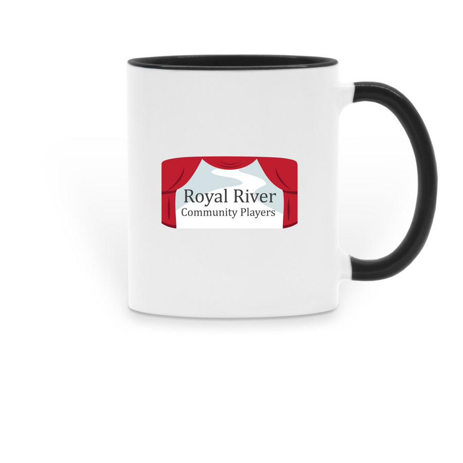 RRCP - Coffee Mug, a Black Two-Tone Ceramic Mug