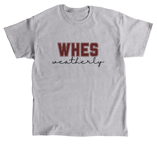 WHES Spirit Tee, a Sport Grey Classic Unisex Tee