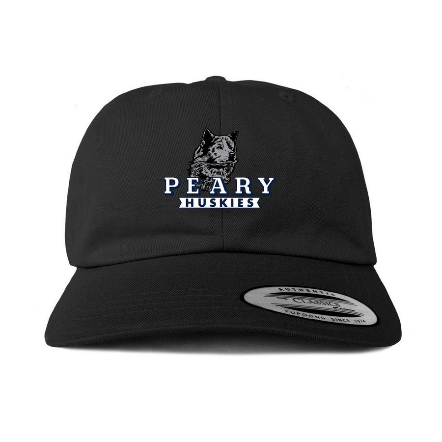 Husky Hats, a Black Printed Classic Baseball Cap